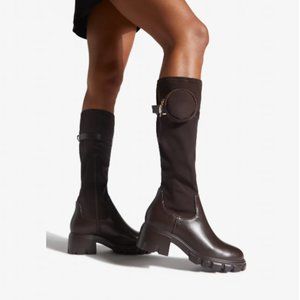 🆕 Tall Platform Brown Boots